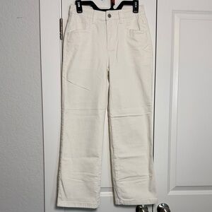 Women's Straight Leg Jeans - Cream